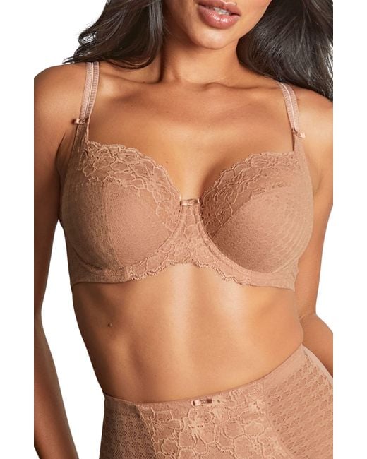 Panache Black Envy Underwire Stretch Lace Side Support Bra