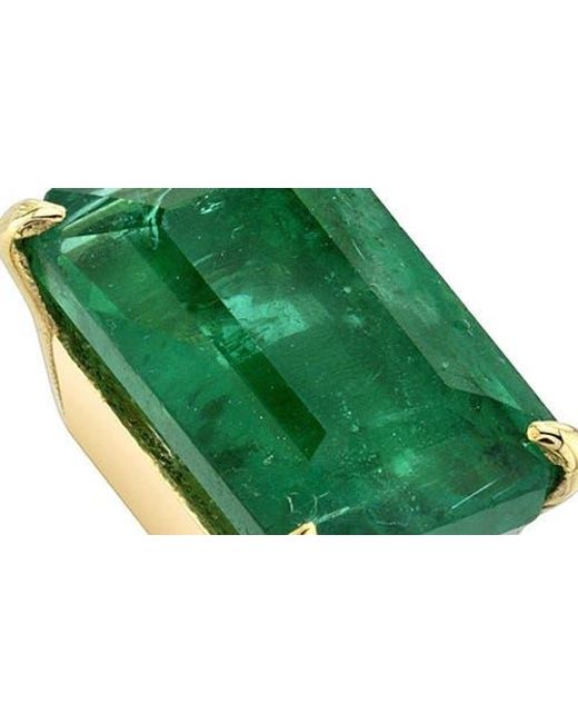 SHAY Green Floating Emerald Ring