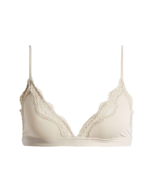 Skims Natural Fits Everybody Lace Triangle Bralette