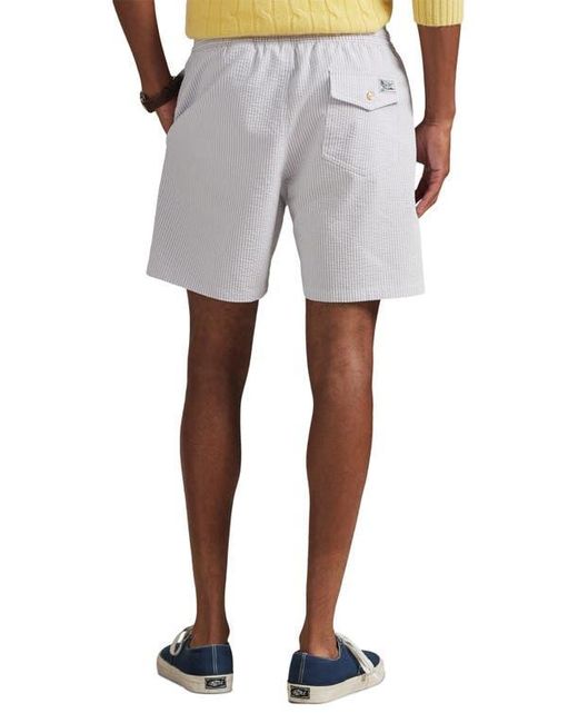 Polo Ralph Lauren Multicolor Traveler Seersucker Swim Trunks for men