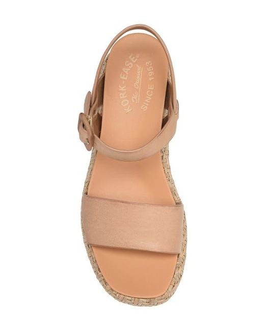 Kork-Ease Natural Hallie Platform Sandal