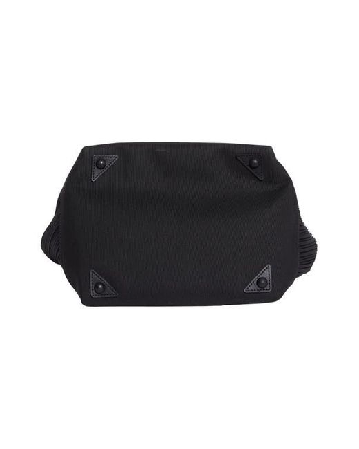 Pleats Please Issey Miyake Black Bias Pleated Handbag