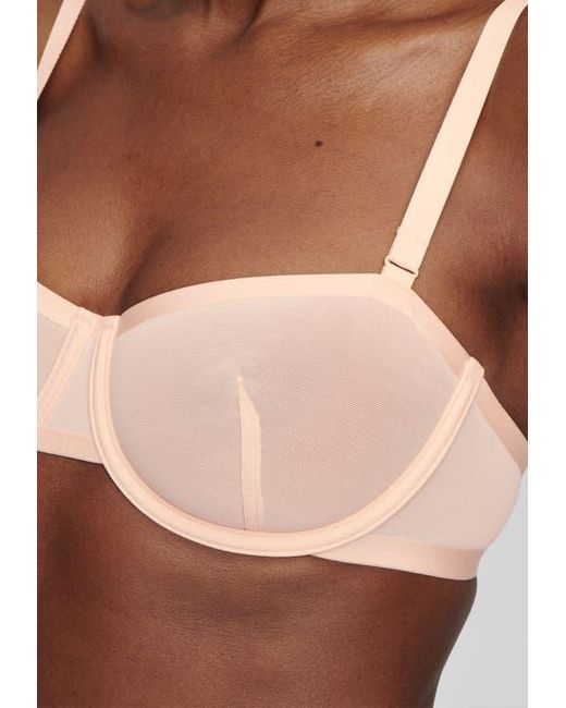 CUUP Natural The Balconette Mesh Underwire Bra