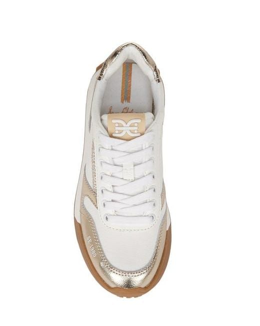 Sam Edelman White Layla Sneaker