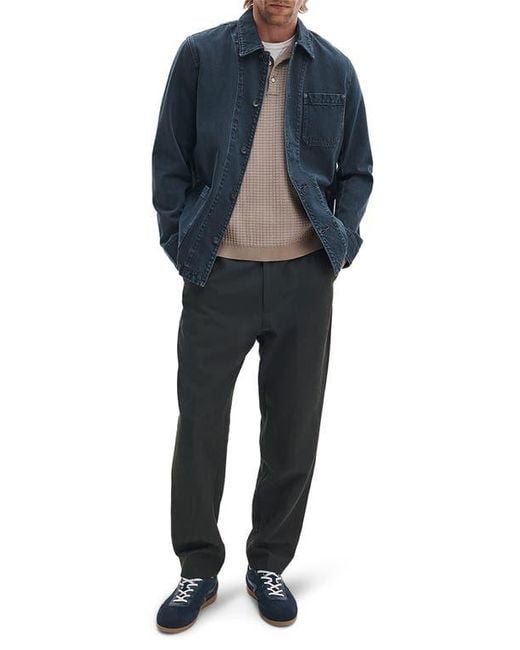 Rag & Bone Blue Evan Denim Chore Jacket for men