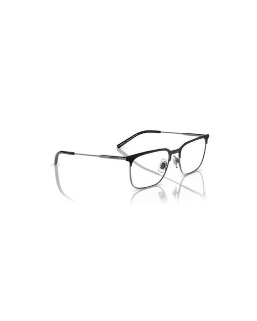 Arnette Black 53Mm Rectangle Optical Glasses for men
