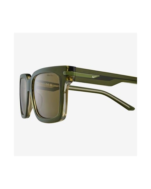 Nike Brown Crescent I 54Mm Rectangular Sunglasses for men
