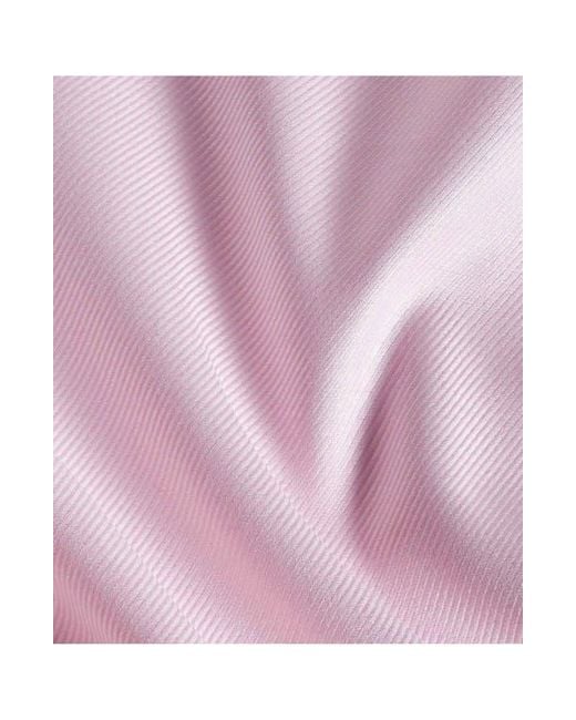 David Donahue Men's Pink Slim Fit Stretch Twill Dress Shirt -  www.ice4pros.com.br