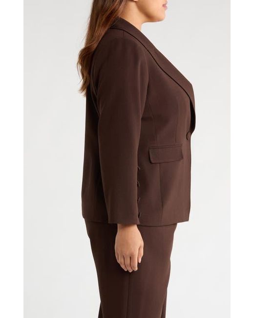 Tahari Black One-Button Blazer