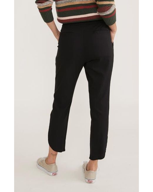 Marine Layer Black The Allison Pull-On Tencel Lyocell Pants