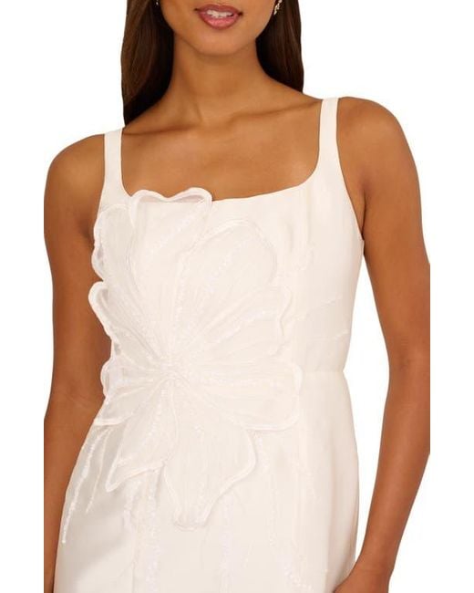 adrianna papell white beaded dress Adrianna Papell AP1E208531