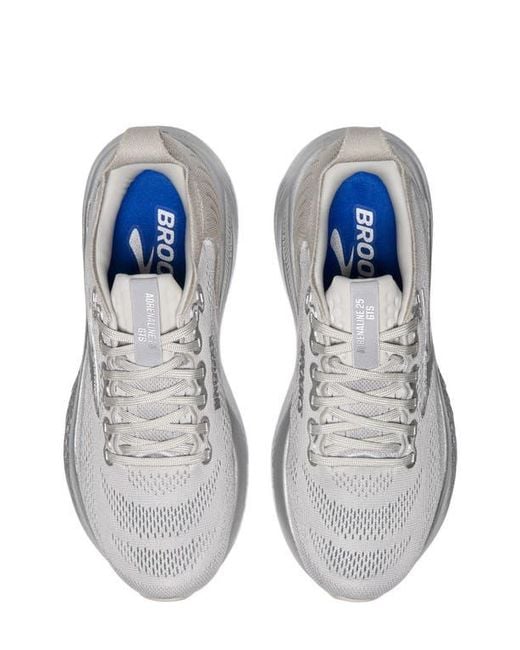 Brooks Gray Adrenaline Gts 25 Running Shoe for men