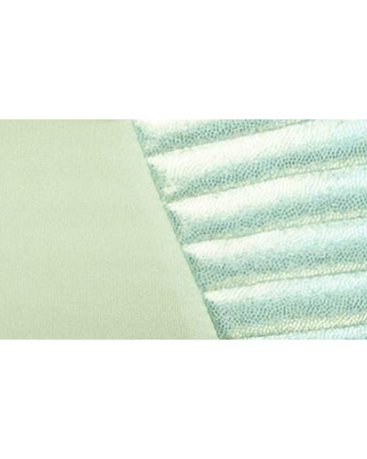 Heroine Sport Blue Nova Metallic Inset Sports Bra