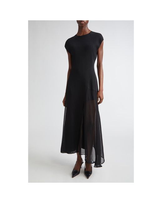 Jason Wu Women's Black Seamed Asymmetric Dress