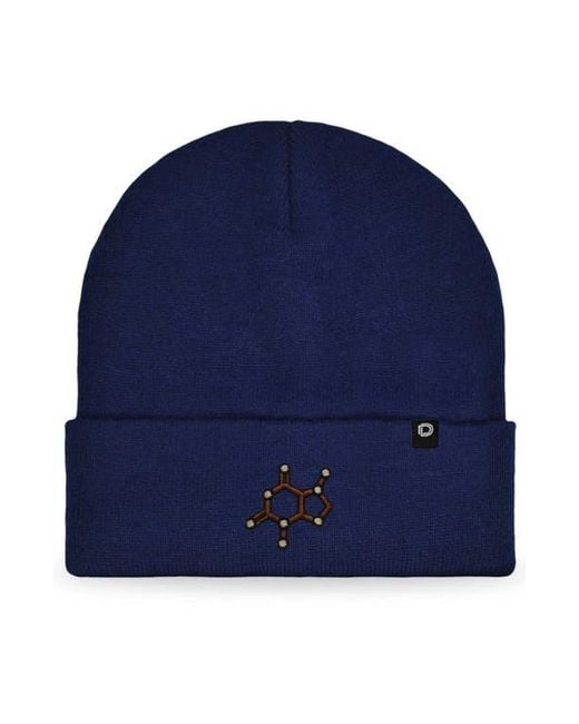 Alix Blue Molecule Beanie for men
