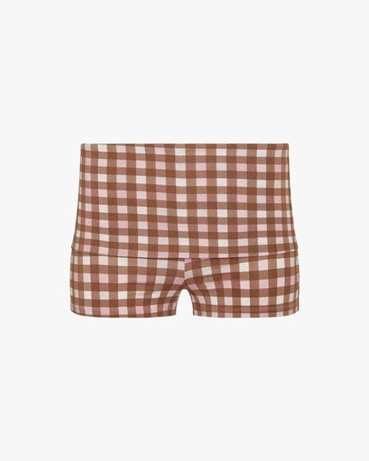 WeWoreWhat Blue Fold-Over Short