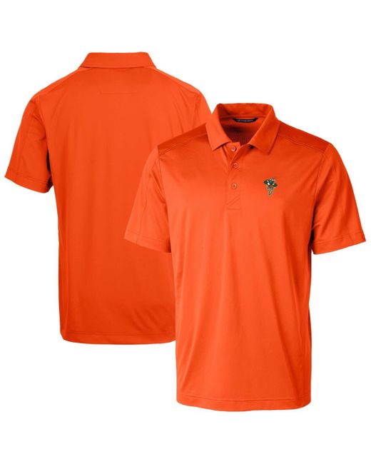 Cutter & Buck Orange Greensboro Grasshoppers Big & Tall Prospect Textured Stretch Polo At Nordstrom for men