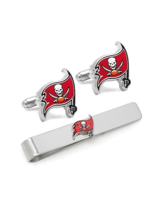 Cufflinks Inc. Red Nfl Tampa Bay Buccaneers Cuff Links & Tie Bar for men