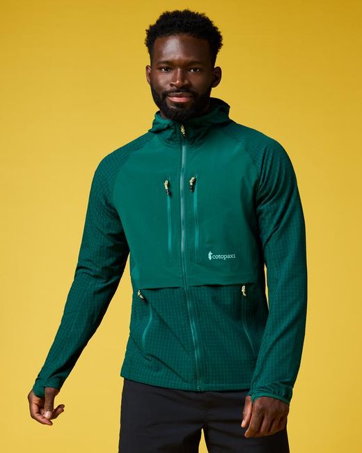 COTOPAXI Yellow Yermo Hooded Jacket for men
