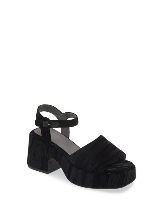 Chocolat Blu Black Helga Platform Sandal