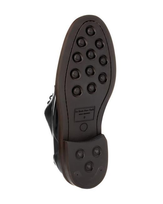 To Boot New York Black Curtis Moc Toe Derby for men