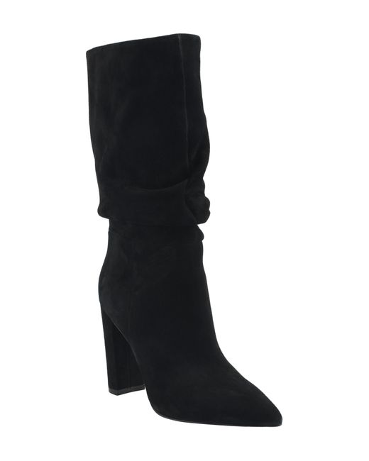 Marc Fisher Gomer Slouch Boot in Black | Lyst