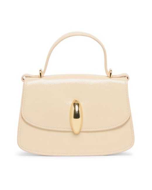 Dolce Vita Natural Lucia Faux Leather Top Handle Bag