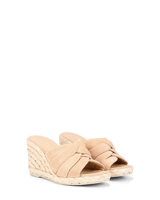 Vince Gilian Espadrille Wedge Slide Sandal in Natural Lyst