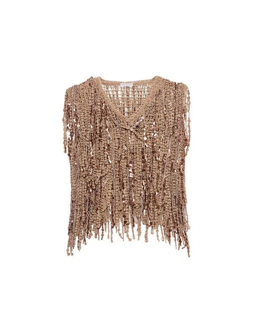 Brunello Cucinelli Natural Dazzling Cascades Top