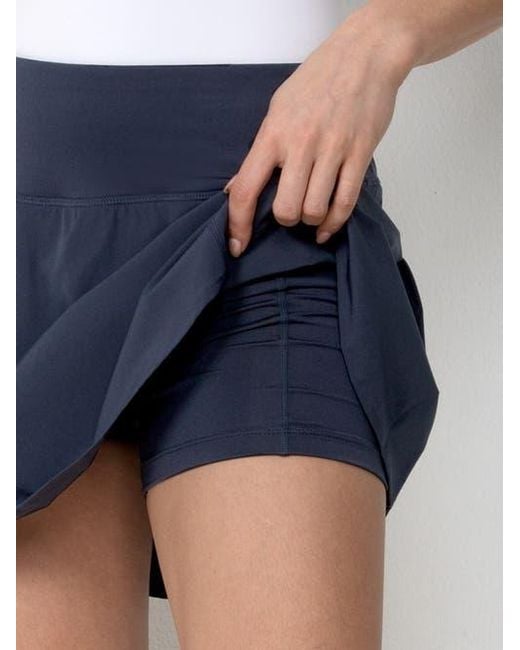Single Stitch Pink Pleated Skort