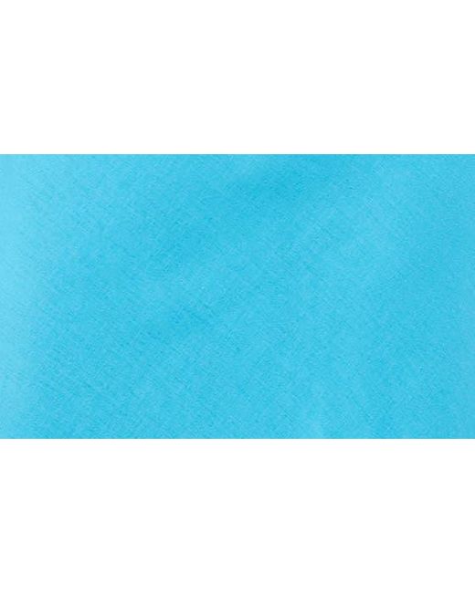 1.STATE Blue Linen Blend Maxi Skirt