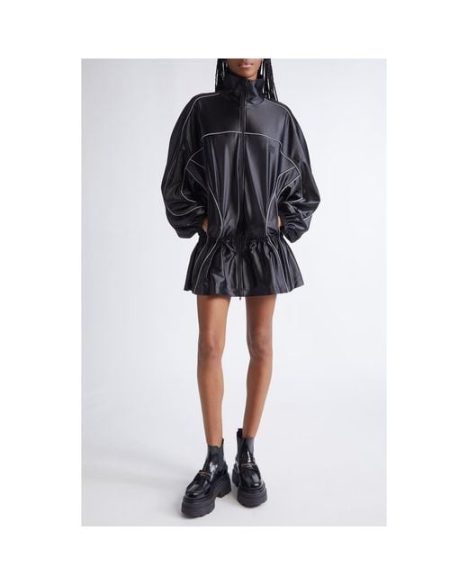 Alexander Wang Black Piped Drop Waist Jacket