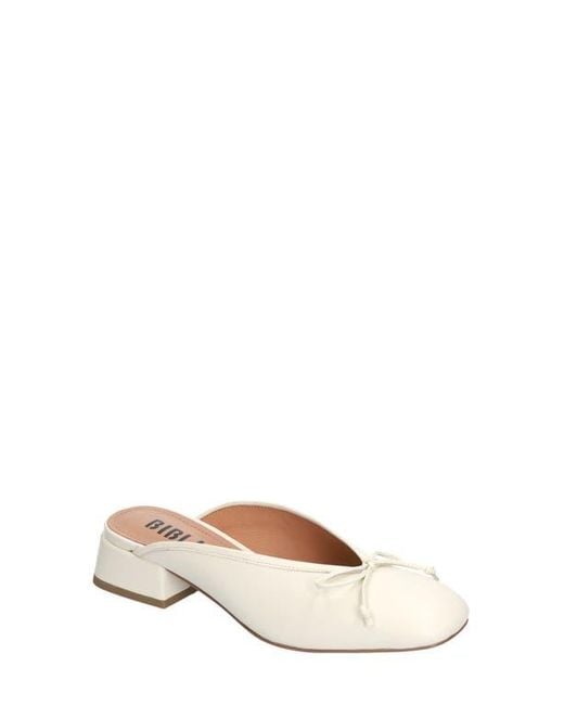 Bibi Lou Natural Suzy Bow Mule