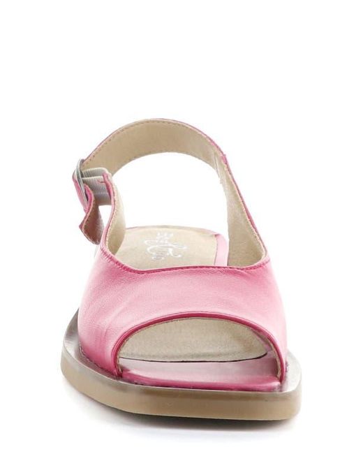 Bos. & Co. Pink Elena Slingback Flat
