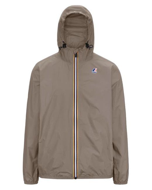K-Way Brown Le Vrai 4.0 Claude Water Repellent Jacket