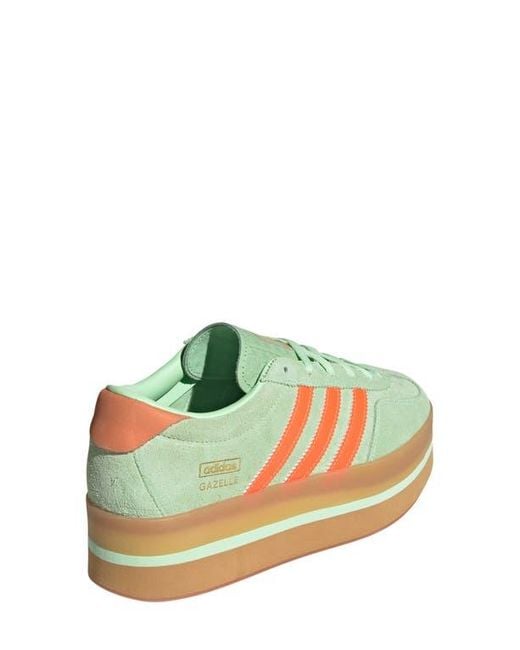 Adidas Green Gazelle Stack Platform Sneaker