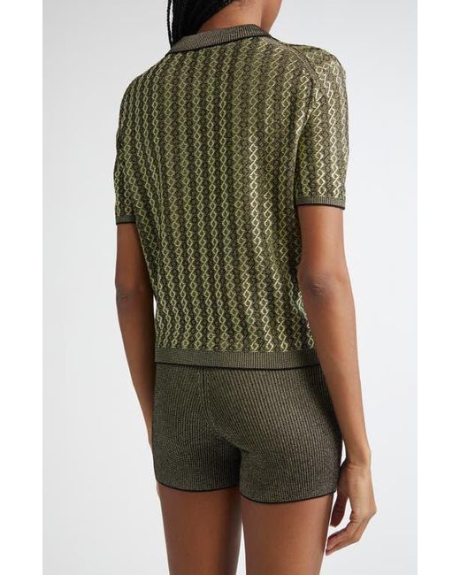 Jacquemus Green Le Polo Marino Polo