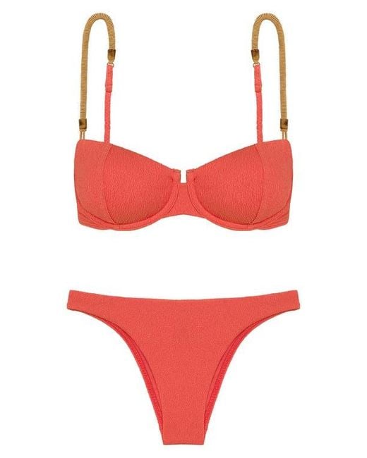ViX Orange Firenze Basic Bikini Bottoms