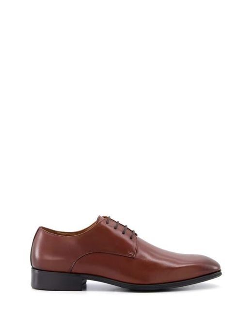 Dune Brown Satchel Plain Toe Derby for men