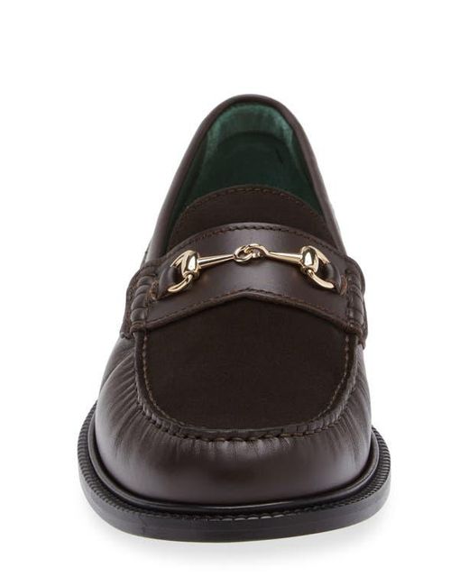 VINNY'S Black Yardee Bit Loafer for men