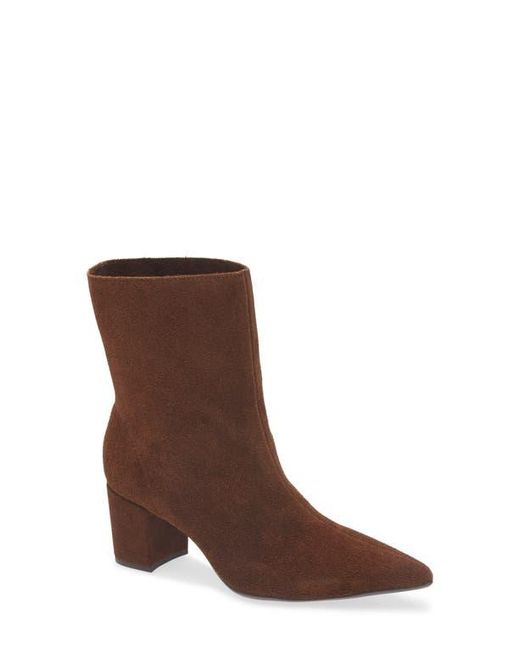 Chocolat Blu Brown Lynette Block Heel Bootie