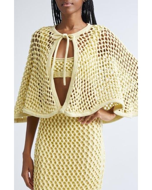 DIOTIMA Natural Crystal Mesh Capelet