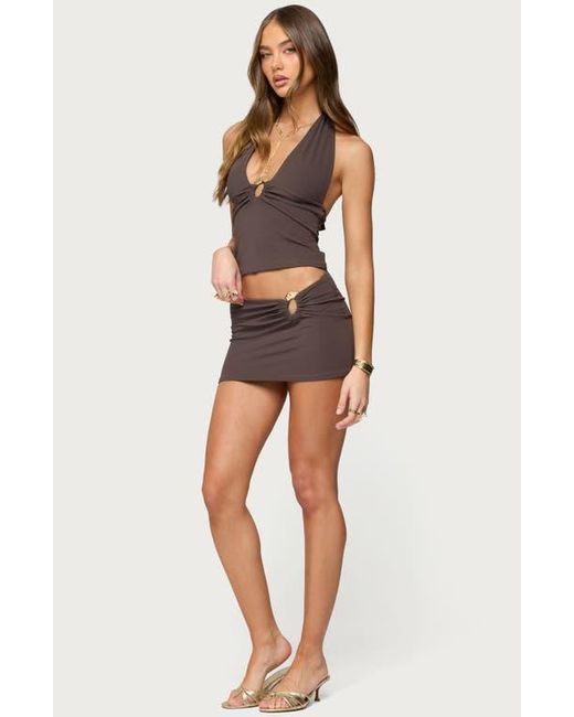 Edikted Black Billey Halter Top