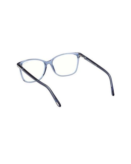Tom Ford Brown 56Mm Rectangular Light Blocking Glasses for men