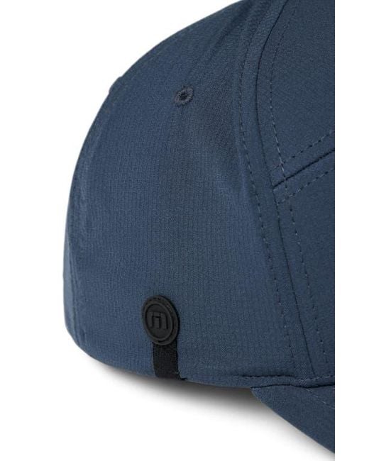 Travis Mathew Blue Wanderlust Snapback Baseball Cap for men
