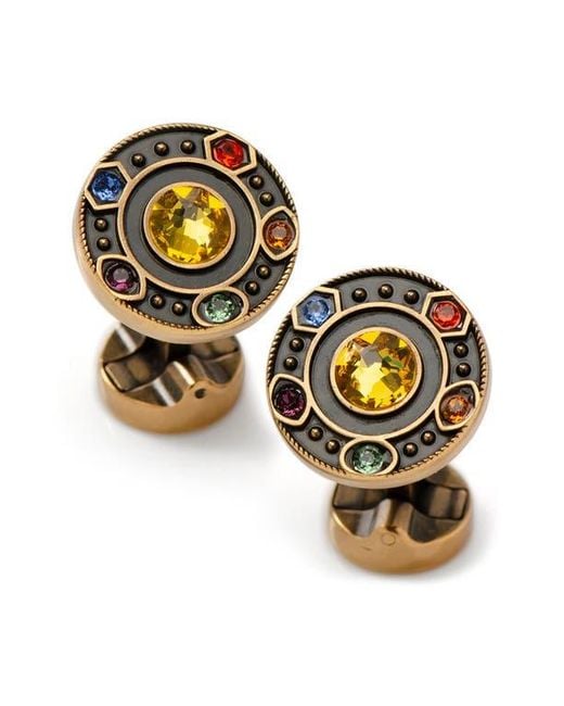 Cufflinks Inc. Metallic Infinity Stones Cuff Links for men