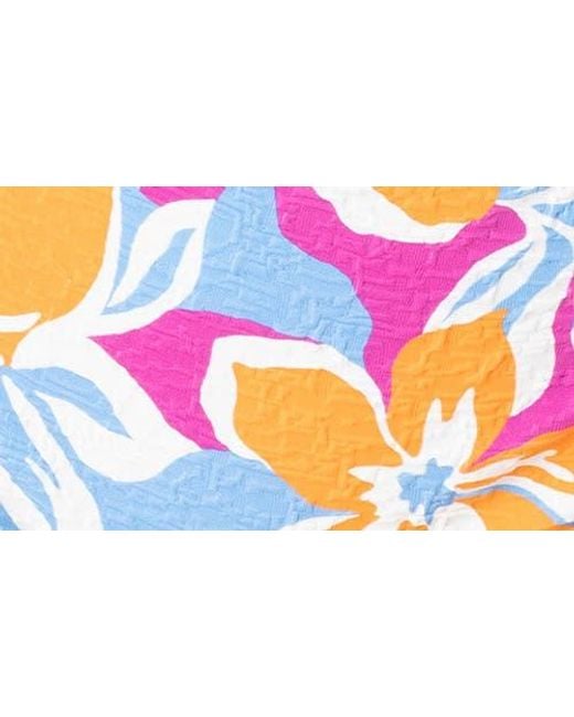 Roxy Blue Topanga Canyon High Waist Bikini Bottoms