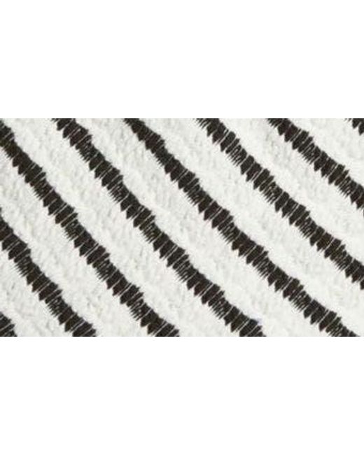 Loveappella Black Stripe Wrap Knit Top