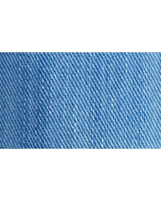 Akris Punto Blue Celia High Waist Wide Leg Jeans