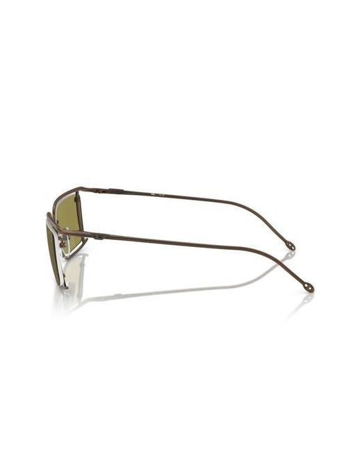 DIESEL Green 57Mm Rectangular Sunglasses